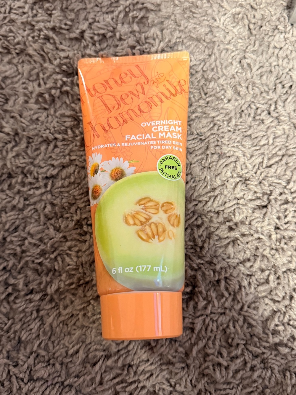 Honey Dew & Chamomile Overnight Cream Facial Mask – Orange